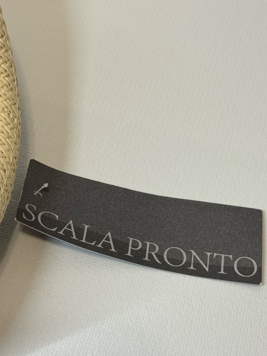 Scala Pronto NWT Toyo Straw Fedora Hat Black Ribbon & Flower One Size main image 7